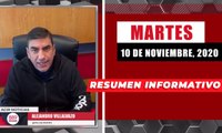 Resumen de noticias martes 10 de  noviembre 2020 / Panorama Informativo / 88.9 Noticias