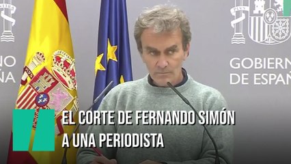 Fernando Simón responde a una periodista: "Lo siento, muy precisa no ha sido"