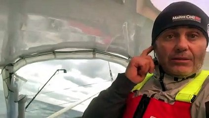 A bord de Maitre COQ avec Yannick Bestaven