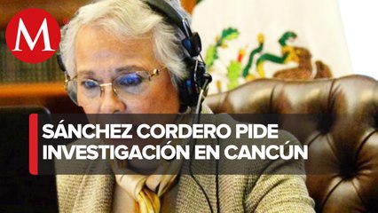 Segob exige investigación a fondo por represión policial a manifestación en Cancún