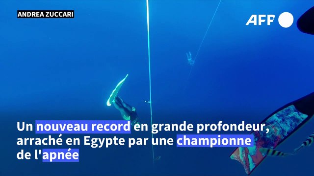 Apnée: descente record à 114 m pour la Slovène Alenka Artnik