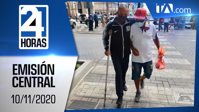 Noticias Ecuador: Noticiero 24 Horas, 10/11/2020 (Emisión Central)
