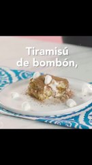Tiramisu de bombones. 
