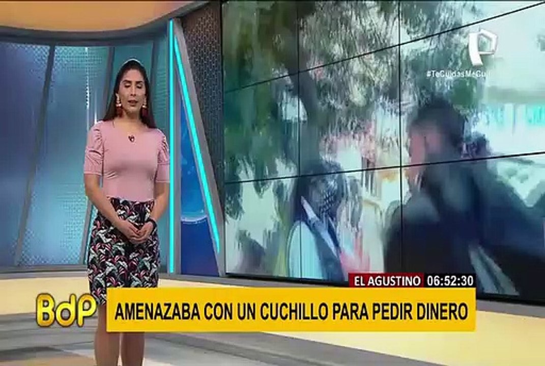 El Agustino: detienen a sujeto que amenazaba a transeúntes para pedirles dinero