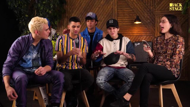 CNCO explain us what does “REGGAETON LENTO” means || BACKSTAGE