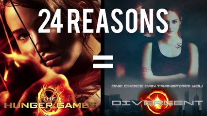 24 Reasons The Hunger Games & Divergent Are The Same Movie - Couch Tomato (English) HD