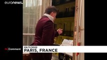 ویدئو؛ خواننده فرانسوی اُپرا از ذوق پیروزی بایدن سرود ملی آمریکا را خواند