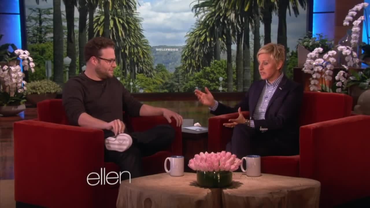 Seth Rogen on Performing at Kanye's Wedding - Ellen DeGeneres (English) (720p)