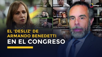 Armando Benedetti insultó a Ángela Robledo durante sesión del Congreso