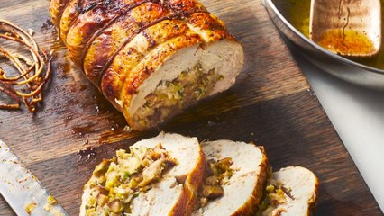 Debone a  Chicken for Chicken Ballotine