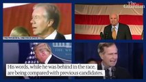 Trump, McCain, Bush and Carter- different reactions to bad election results