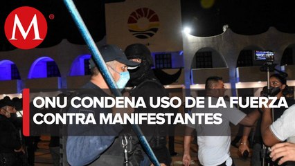 ONU condena disparos de policías durante protesta en Cancún