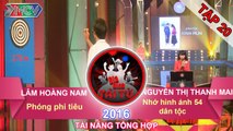 GIA ĐÌNH TÀI TỬ - Tập 20 | Ném phi tiêu tính điểm | Nhớ hình ảnh 54 dân tộc Việt Nam | 31/01/2016