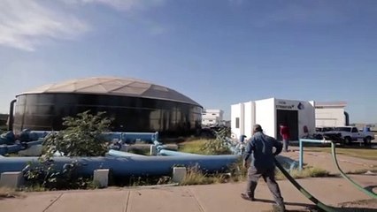 ¡Ya vino el agua!, Restablecen sistemas en la Jumapag