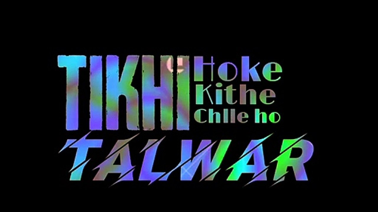 Tikhi talwar hoke kithe chlle ho _ Kalle Kalle _ Ammy Virk _ status lyrics _ black white background