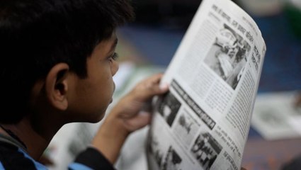 A children's newspaper in India is employing underprivileged kids to report on the COVID-19 crisis