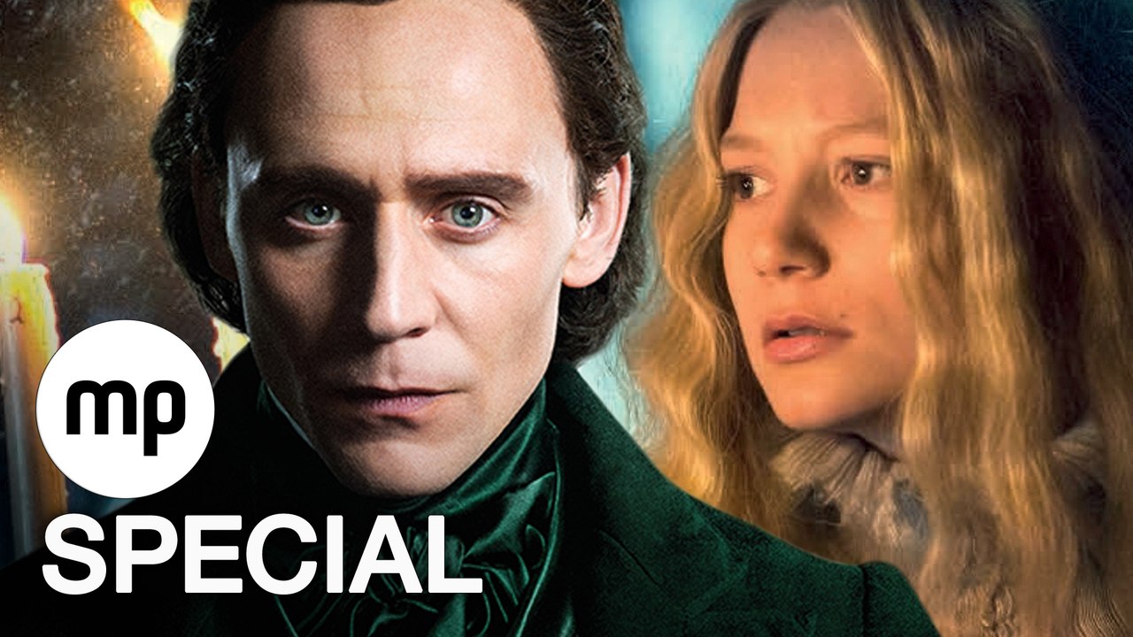 TOM HIDDLESTON & MIA WASIKOWSKA im GHOST QUIZ Crimson Peak Interview