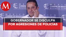 Investigan a seis policías por agresión a manifestantes: gobernador de QRoo