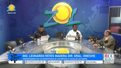 Ing  Leonardo Reyes Madera, Dir  ONESVIE, Comportamiento de las Estructuras en RD