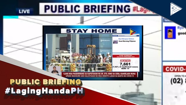 #LagingHanda | Ilang mga pagdiriwang sa kapistahan ng Sr. Sto. Niño sa Cebu, kanselado muna upang masiguro ang kaligtasan ng mga deboto vs banta ng COVID-19