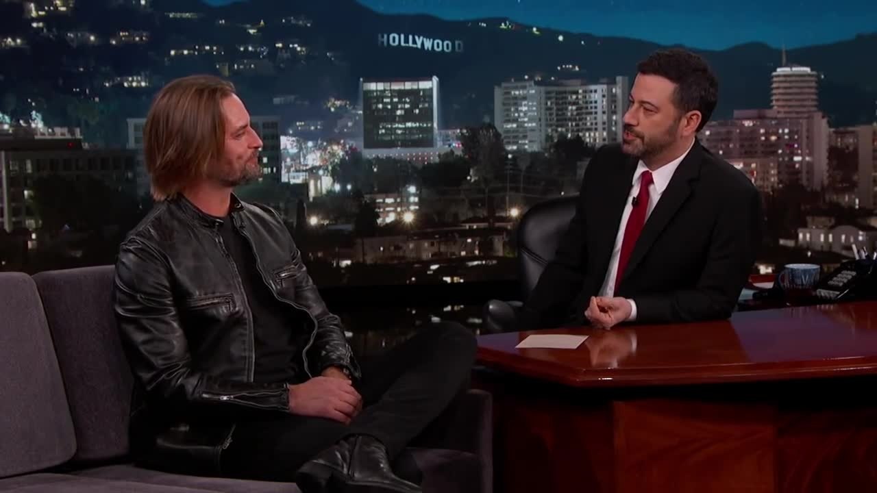 Jimmy Kimmel Live - Josh Holloway Ã¼ber das Ende von Lost (English) HD