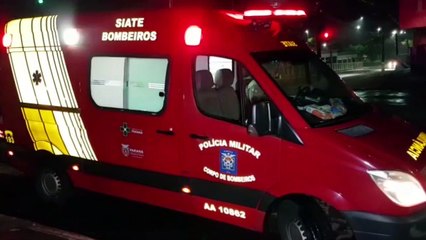 Homem fica ferido após sofrer queda na Avenida Brasil