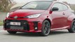 2020 Toyota GR Yaris Circuit Pack in Scarlet Flare Track driving