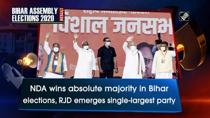 NDA wins absolute majority in Bihar elections, RJD emerges single-largest party