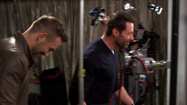 Eddie the Eagle - Ryan Reynolds Interviews Hugh Jackman (English) HD