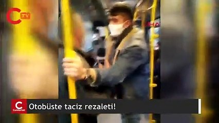 Otobüste taciz rezaleti! Kendini böyle savundu: 'İki taraflı zannettim'