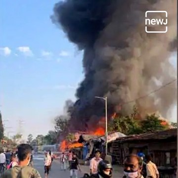 Massive Fire In Kolkata Slum, Over 50 Huts Gutted