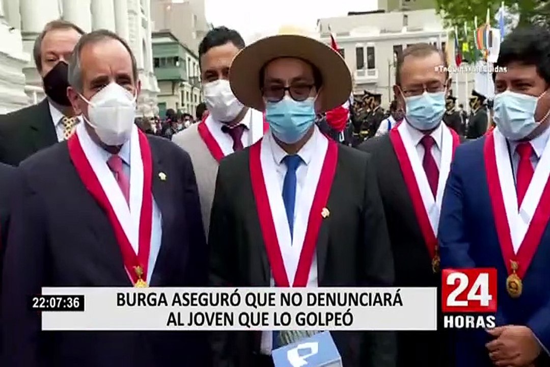 Congresista Ricardo Burga aseguró que no denunciará al joven que lo golpeó