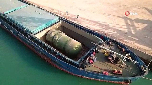 Birinci ünitenin reaktör basınç kabı Akkuyu Nükleer Santrali'ne ulaştı