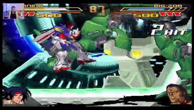 (PS) Gundam Battle Assault 2 - Street Mode - Burning Gundam - Hard