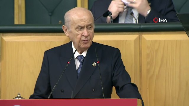MHP Genel Başkanı Devlet Bahçeli, partisinin grup toplantısında konuştu