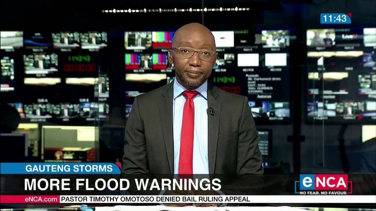 More flood warning in Gauteng