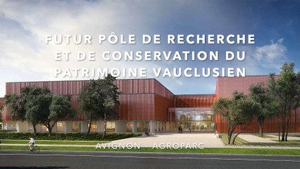 Le futur bâtiment des archives de Vaucluse à Agroparc (Avignon)