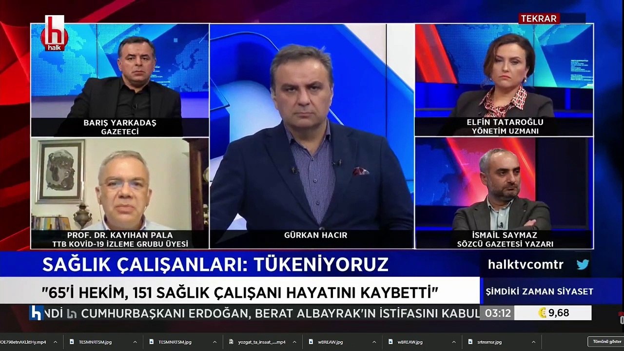 Prof. Dr. Kayıhan Pala: Dün akşam itibariyle 151 sağlık çalışanını Koronavirüs'ten kaybettik; ölen bir arkadaşımızı Covid -19 olarak kayda geçiremedik