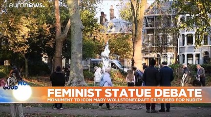 Monument to icon Mary Wollstonecraft criticised for nudity