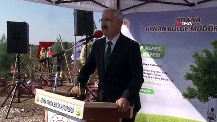 Adana’da 50 bin fidan toprakla buluştu