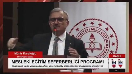 Diyarbakır Valisi Karaloğlu'nun 'işsizlik' yorumu: Mesele mesleksizlik, mesele iş beğenmemezliktir!