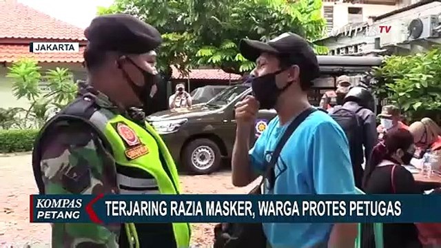 Pengendara Kabur Saat Ada Razia Masker