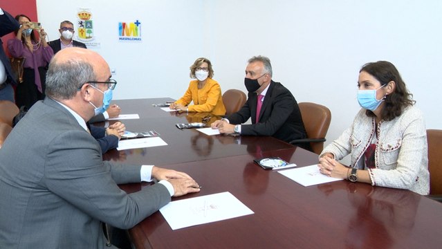 Maroto visita San Bartolomé de Tirajana (Gran Canaria)