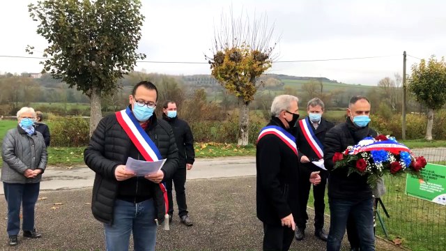 Cérémonie commémorative de l'Armistice à la Nécropole de Belleray