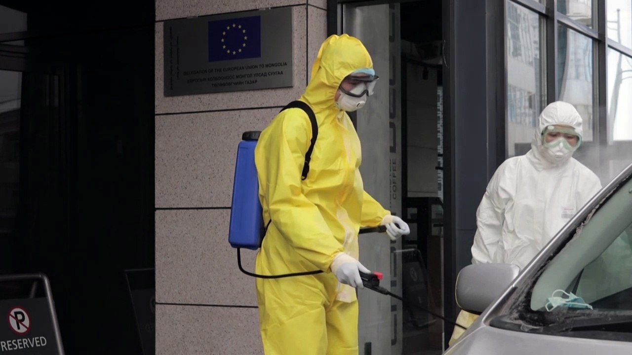 Primeiras infecções internas na Mongólia