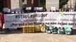 Repartidores se manifiestan en trabajo contra la 'Ley Rider'