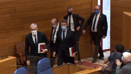 Feijóo comparece para abordar las medidas frente a la Covid-19