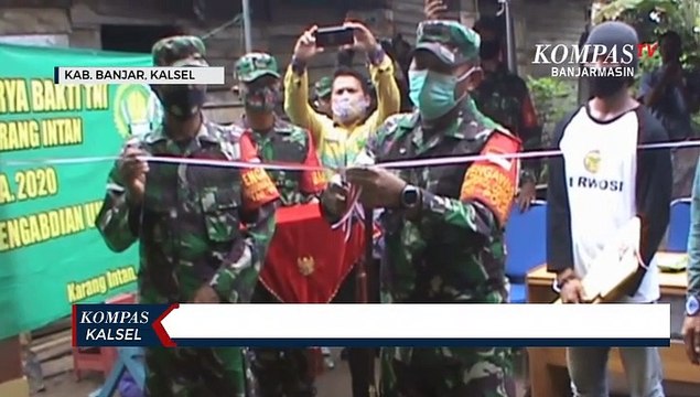TNI Bedah Rumah Warga Kurang Mampu di Kabupaten Banjar
