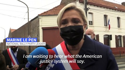 France's Le Pen rejects Biden as US president-elect