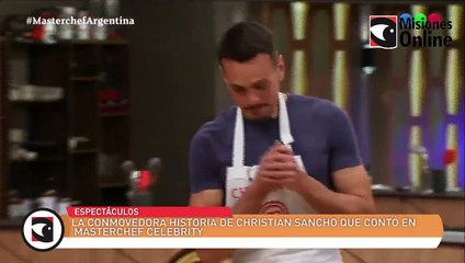 La conmovedora historia de Christian Sancho que contó en Masterchef Celebrity